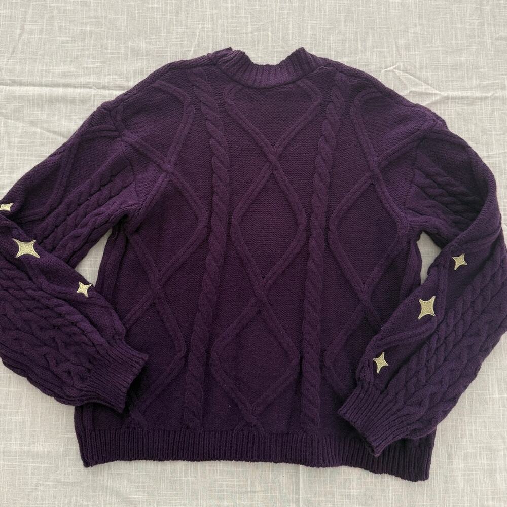 Taylor Swift | authentic Speak Now (TV) purple cardigan knit sweater | XL/2XL - Picture 11 of 11